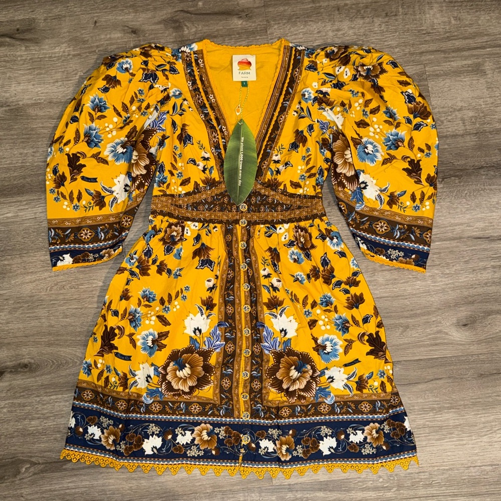 FARM Rio garden tree mini dress - Picture 7 of 12